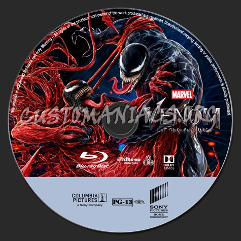 Venom: Let There Be Carnage blu-ray label