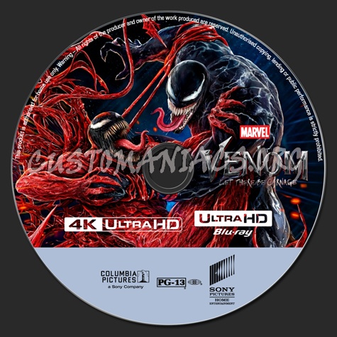 Venom: Let There Be Carnage 4K blu-ray label