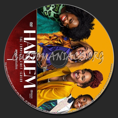 Harlem Season 1 dvd label