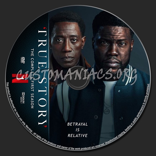 True Story Season 1 dvd label