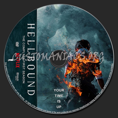 Hellbound Season 1 dvd label