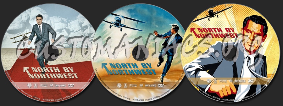 North by Northwest dvd label