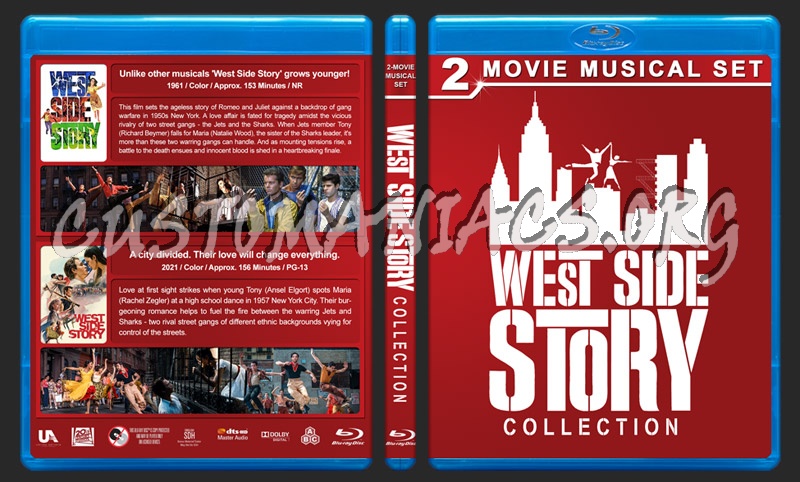 West Side Story Collection blu-ray cover