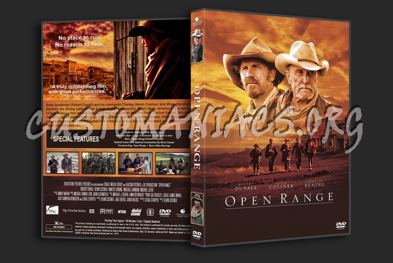 Open Range dvd cover