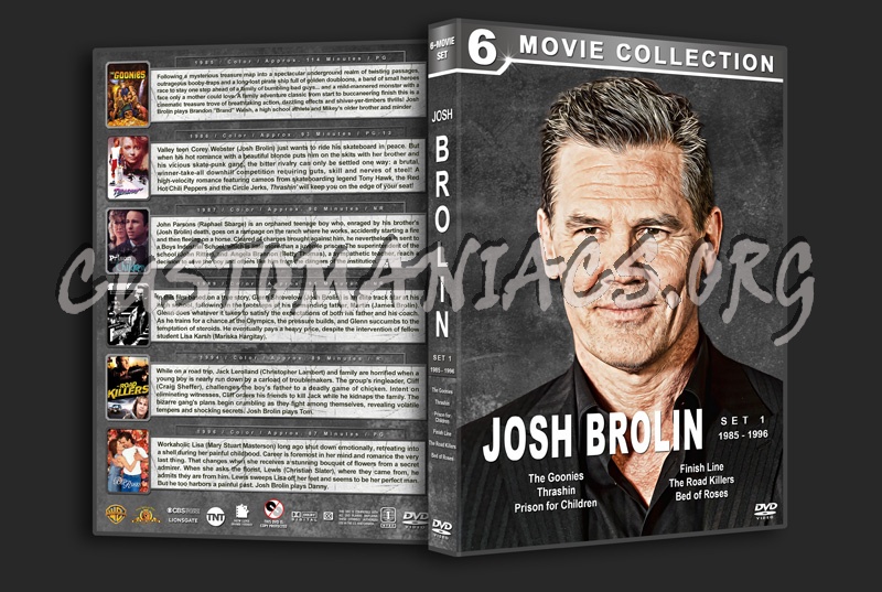 Josh Brolin Film Collection - Set 1 (1985-1996) dvd cover