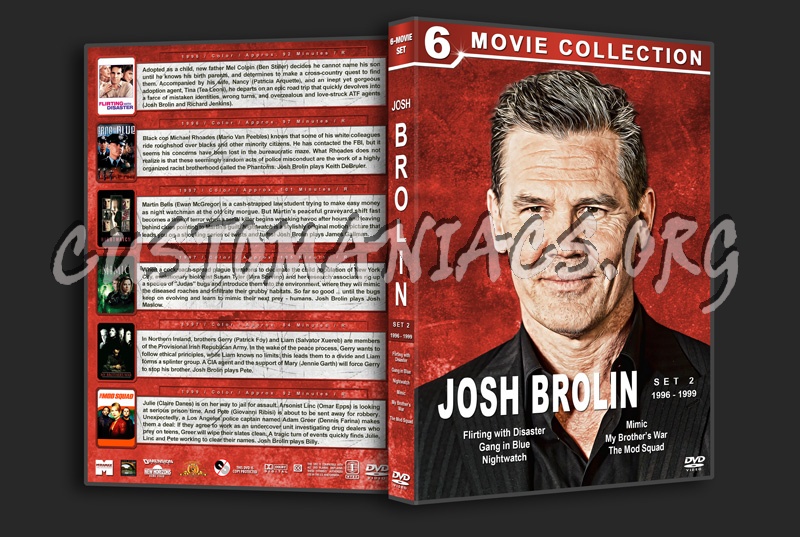 Josh Brolin Film Collection - Set 2 (1996-1999) dvd cover