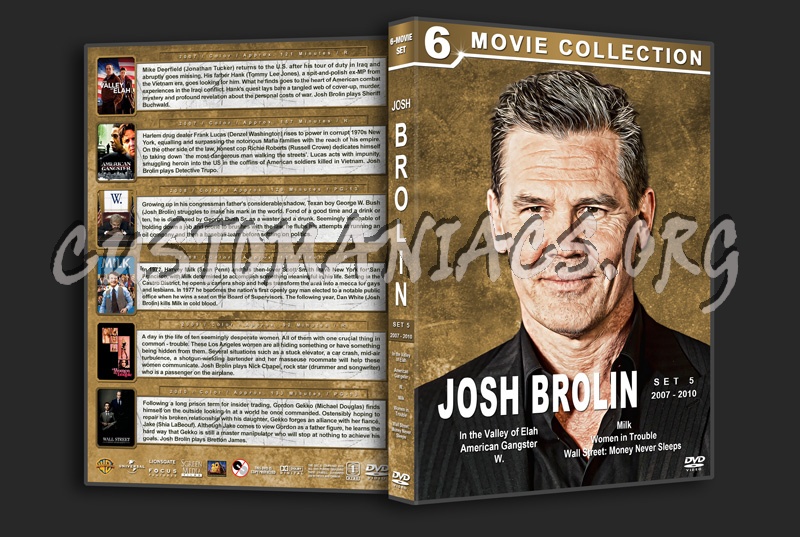 Josh Brolin Film Collection - Set 5 (2007-2010) dvd cover