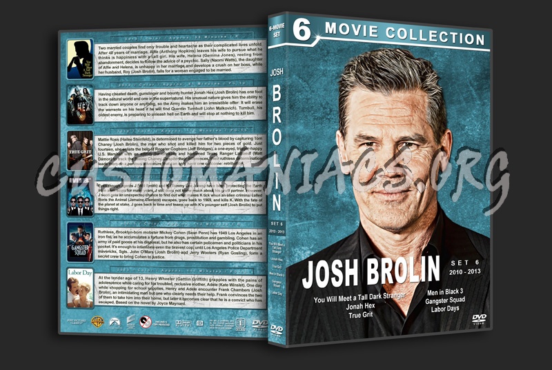 Josh Brolin Film Collection - Set 6 (2010-2013) dvd cover