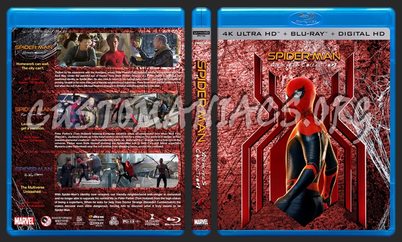 Spider-Man Avengers Collection (4K) blu-ray cover