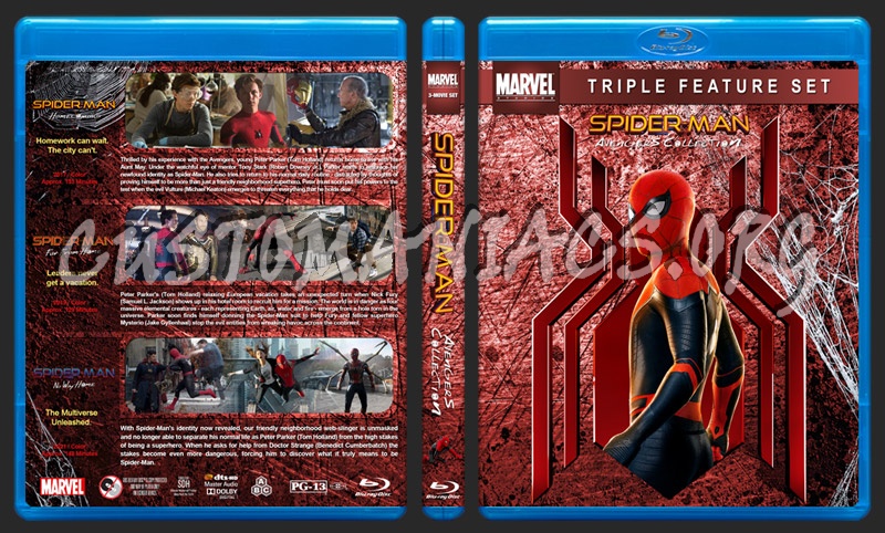 Spider-Man Avengers Collection blu-ray cover