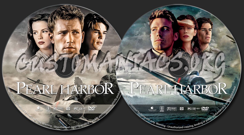 Pearl Harbor dvd label