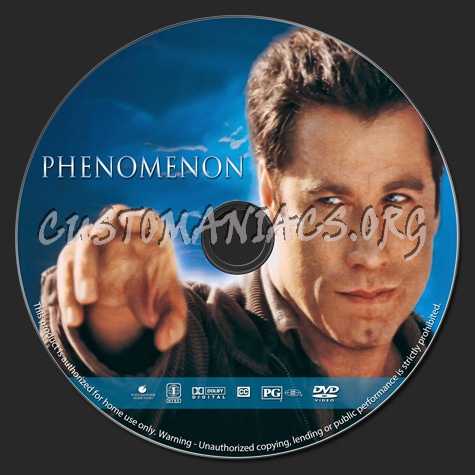 Phenomenon dvd label