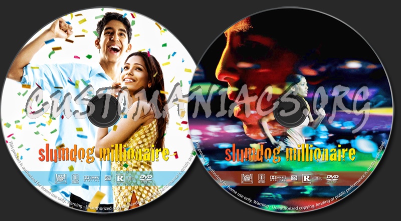 Slumdog Millionaire dvd label