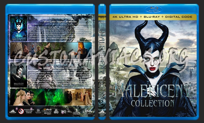 Maleficent Collection (4K) blu-ray cover