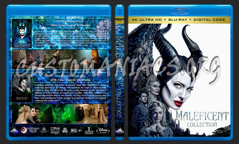 Maleficent Collection (4K) blu-ray cover