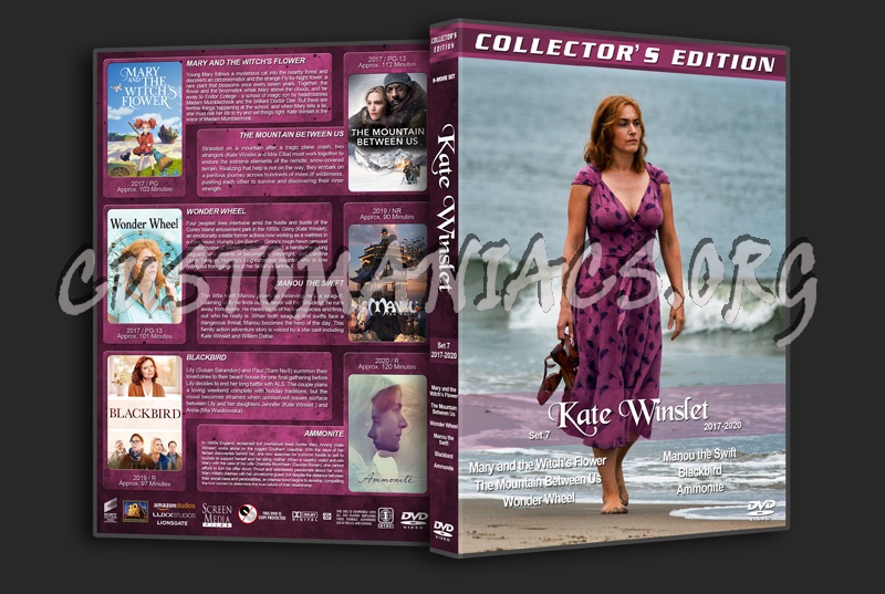 Kate Winslet Filmography - Set 7 (2017-2020) dvd cover