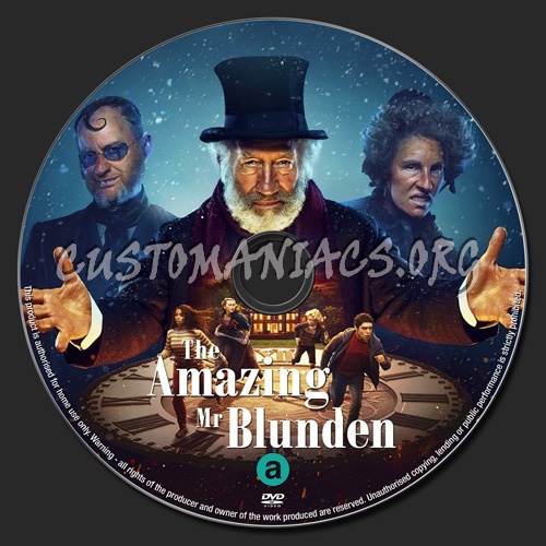 The Amazing Mr Blunden 2021 dvd label