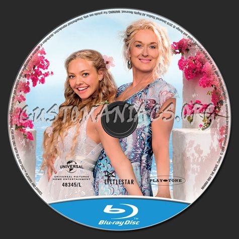 Mamma Mia! The Movie blu-ray label