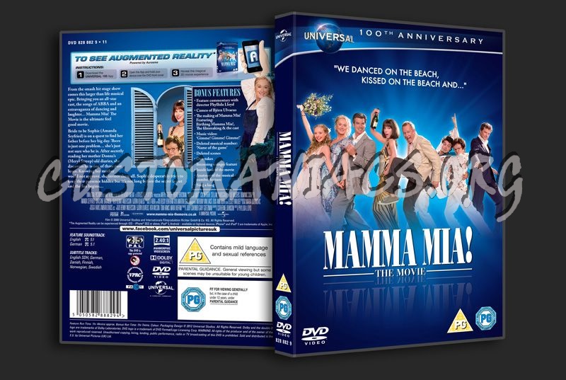 Mamma Mia! The Movie dvd cover