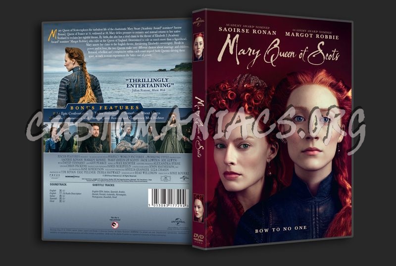 Mary Queen of Scots dvd cover