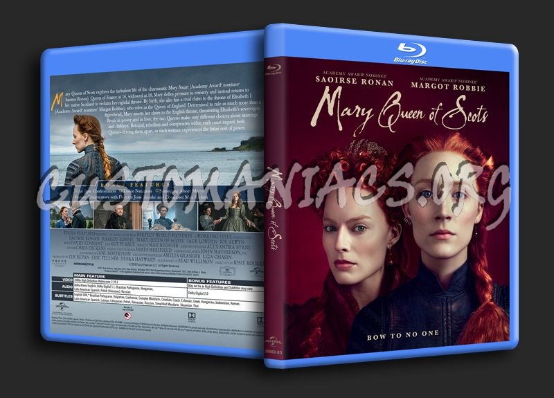 Mary Queen of Scots blu-ray cover