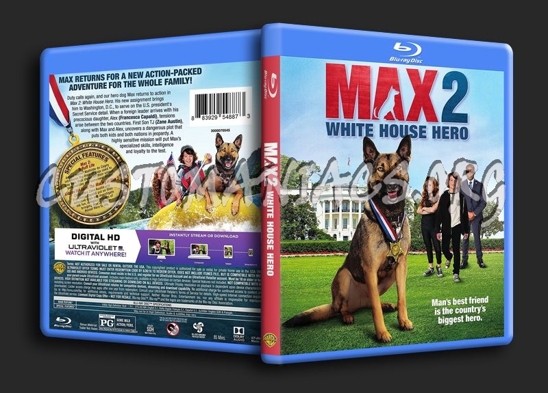 Max 2 White House Hero blu-ray cover