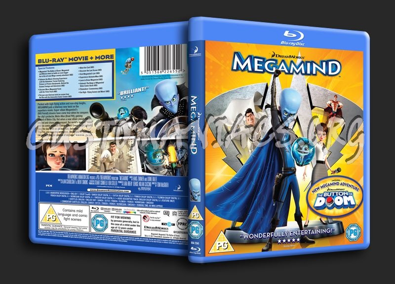 Megamind blu-ray cover