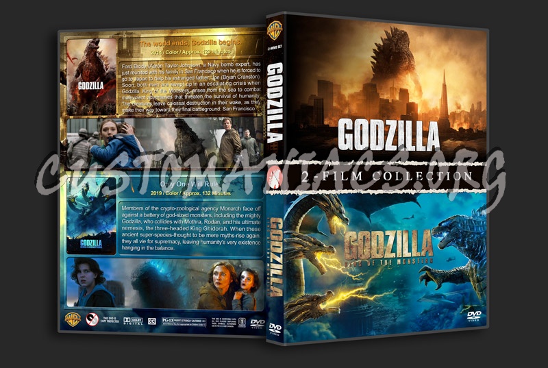 Godzilla Double Feature dvd cover