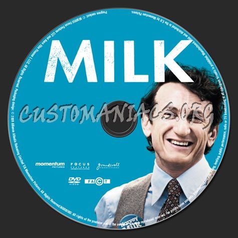 Milk dvd label