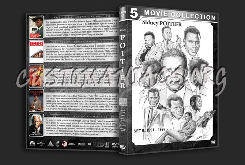 Sidney Poitier Film Collection - Set 9 (1991-1997) dvd cover