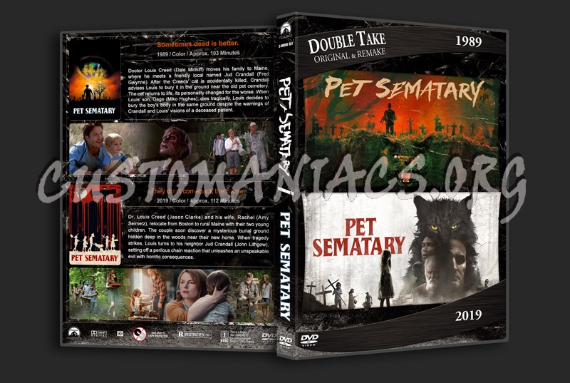 Pet Sematary Double Feature dvd cover