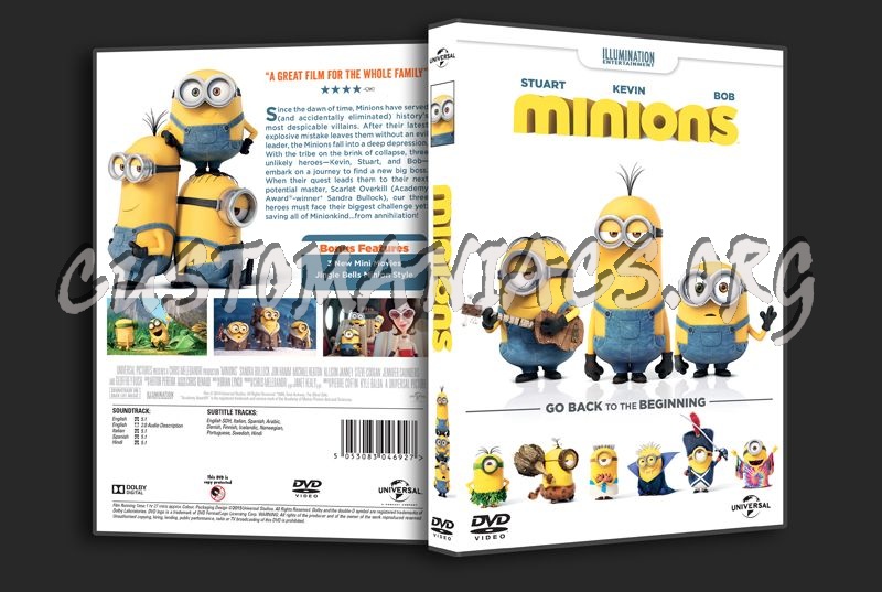 Minions dvd cover