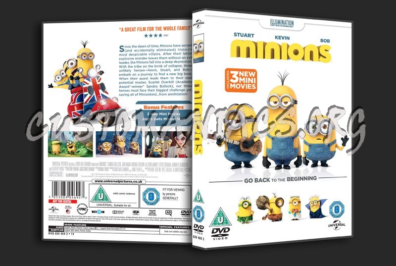 Minions dvd cover