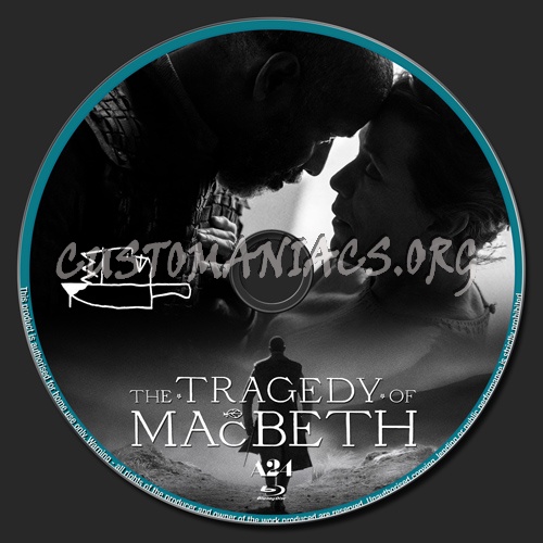 The Tragedy Of Macbeth blu-ray label