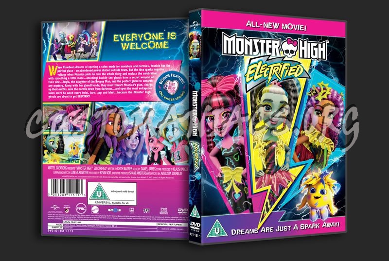 Monster High Electrified dvd cover