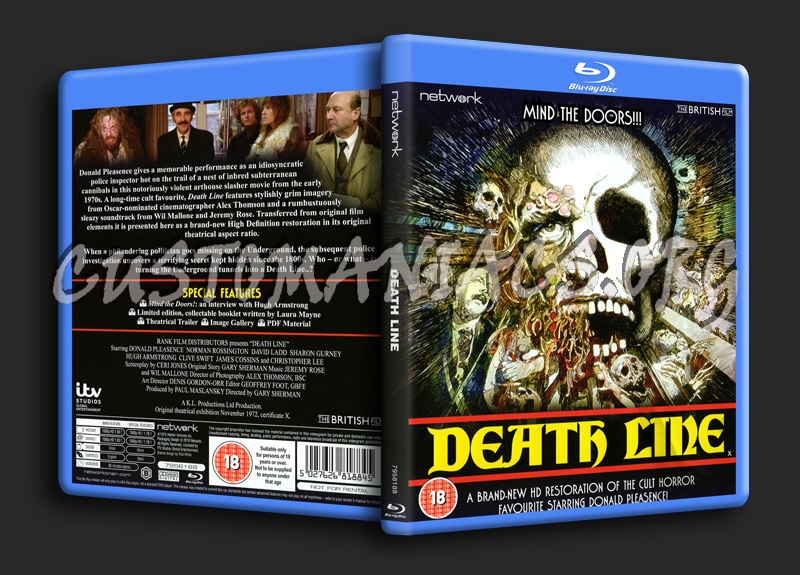 Death Line (aka Raw Meat) blu-ray cover