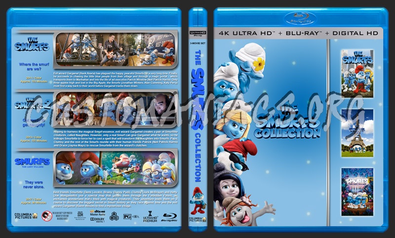 The Smurfs Collection (4K) blu-ray cover