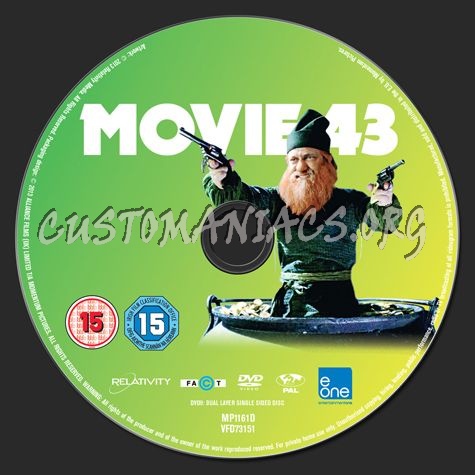 Movie 43 dvd label