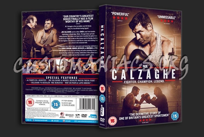 Mr Calzaghe dvd cover