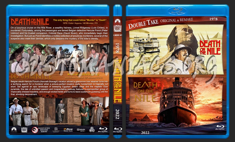 Death on the Nile Double Feature blu-ray cover