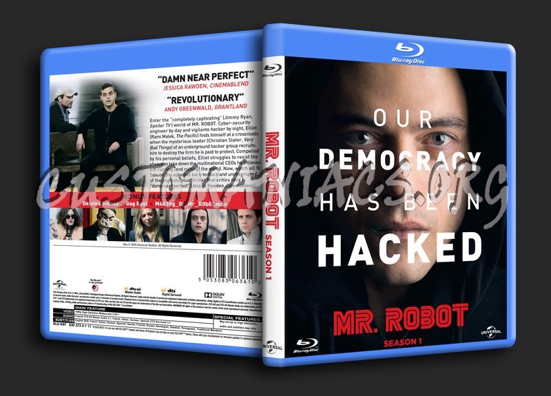 Mr Robot Season 1 blu-ray cover