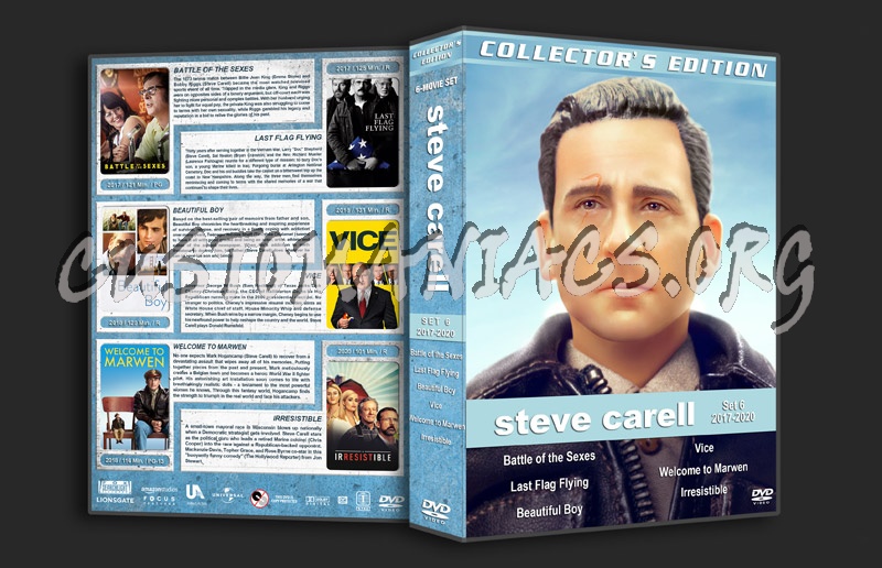 Steve Carell - Set 6 (2017-2020) dvd cover