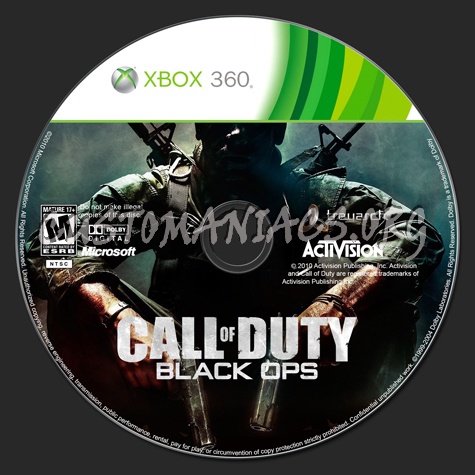 Call of Duty: Black Ops dvd label