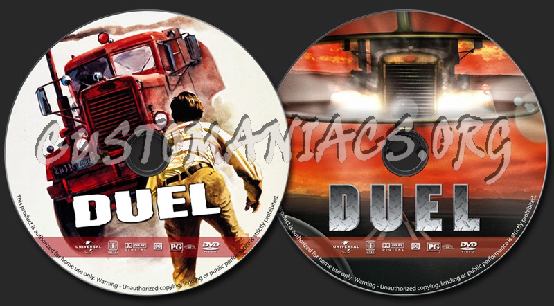 Duel dvd label
