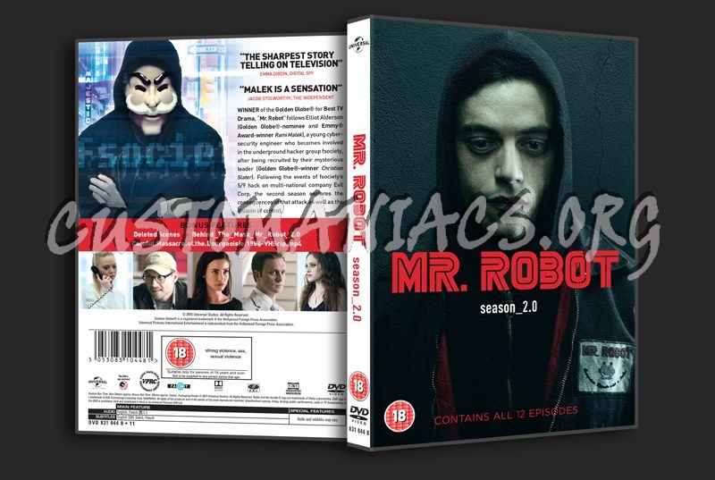 Mr Robot Season 2 dvd cover