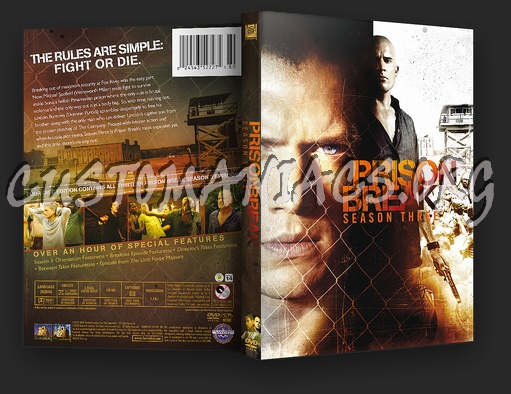 Prison Break Season 3 dvd cover