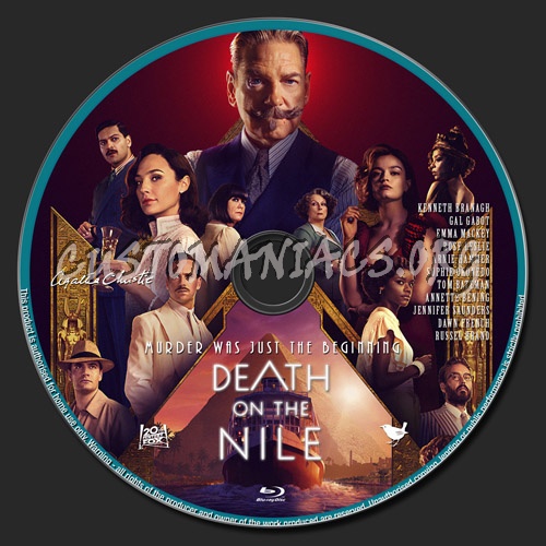 Death On The Nile blu-ray label