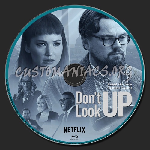 Don't Look Up blu-ray label