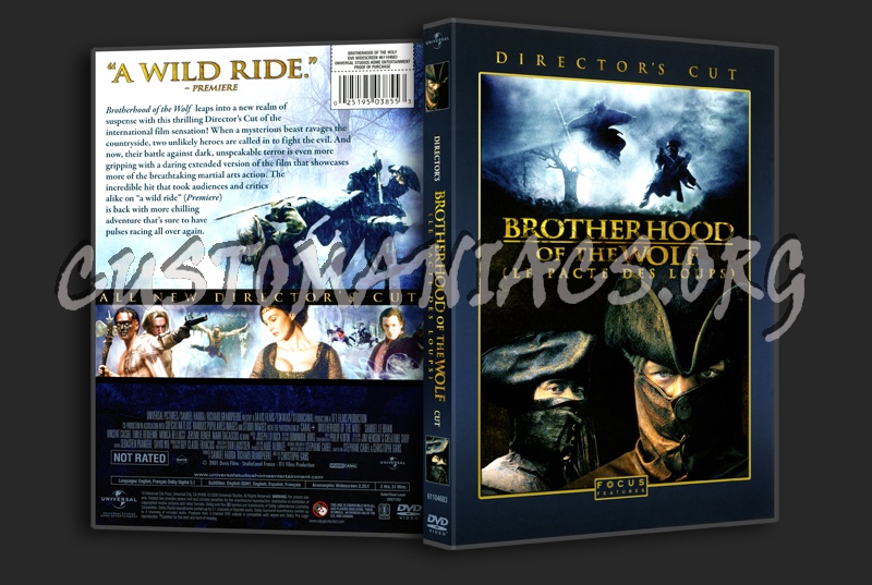 Brotherhood of the Wolf - Director's Cut dvd cover