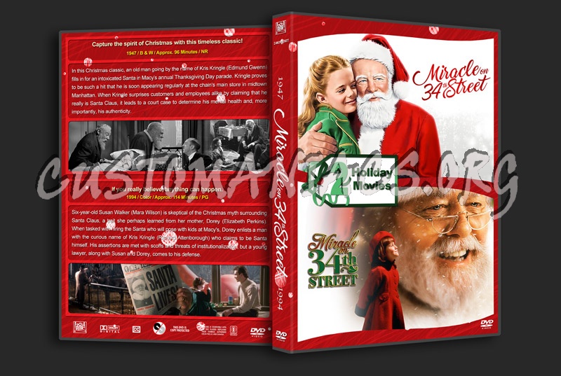 Miracle on 34th Street Double Feature dvd cover